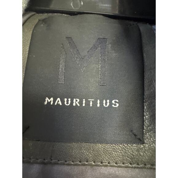 Mauritius Robin Brown Lambs Leather Jacket Zip Out Sweatshirt Hood Size 8 - Picture 5 of 8